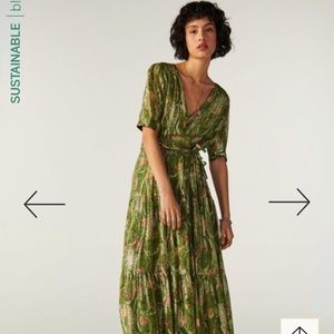 ba&sh Rubi Wrap Dress Small